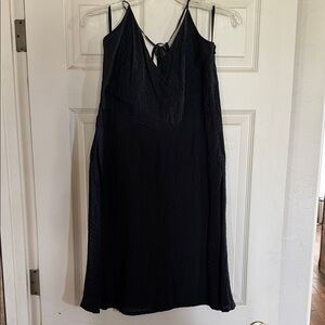 Old Navy Cotton  Black Halter Dress
